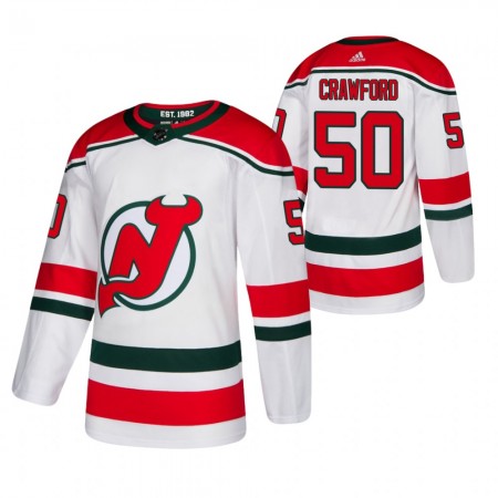 New Jersey Devils tröja Corey Crawford 50 2020-21 Tredje Authentic - NHL Tröjor Herr